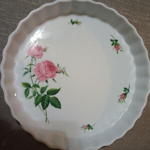 Christineholm ceramic pie dish vintage